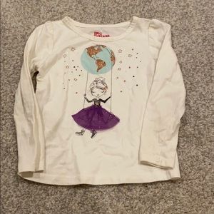 Cute cotton long sleeve tee
